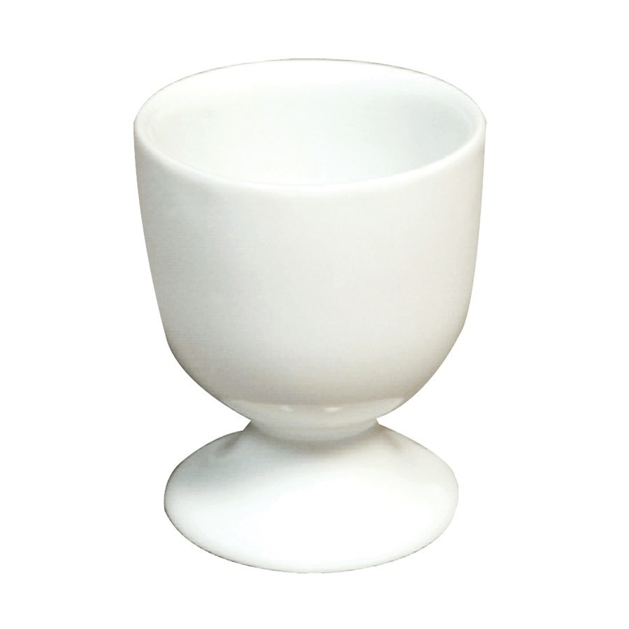 Coquetier En Porcelaine Blanc