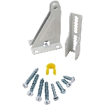 Ferme-porte standard blanc avec contact et maintien