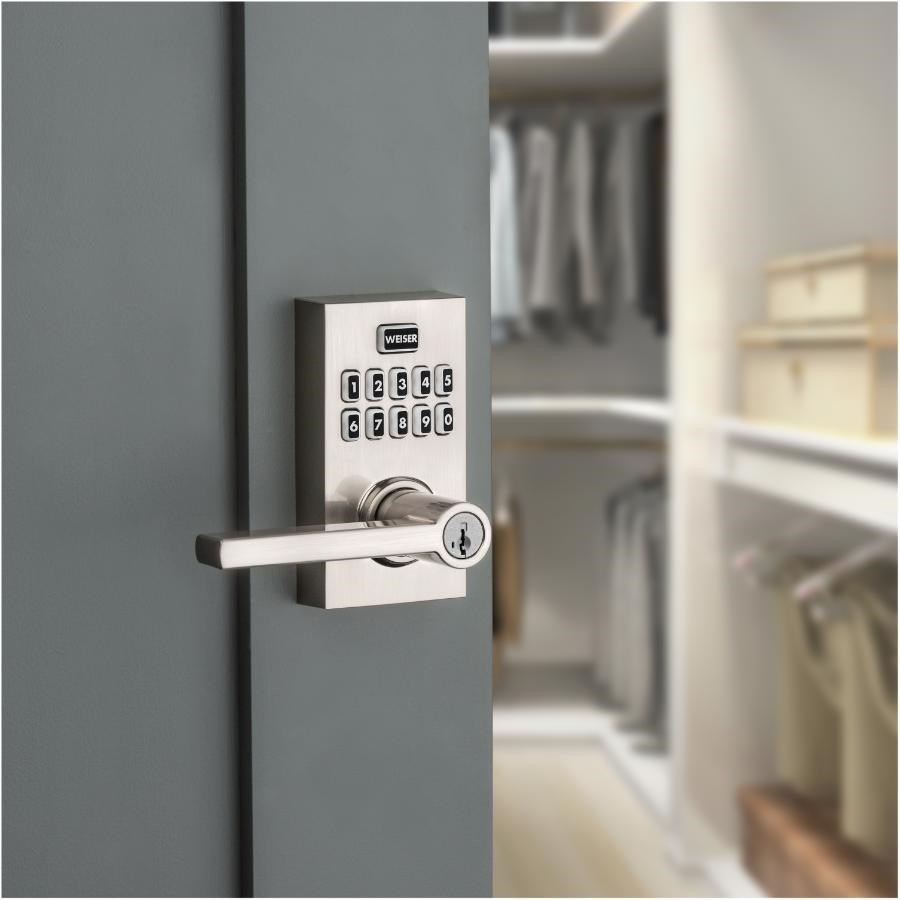 Entrée Bouton De Porte + Serrures Kwikset – Nickel Satiné – Occasion