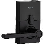 Serrure à pêne dormant électronique avec bec-de-cane, fini fer noir avec technologie Smart Code et Smart Key