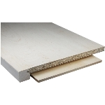 Couvre-marche et contremarche en érable, 36 x 10-1/8 x 1-1/16 po