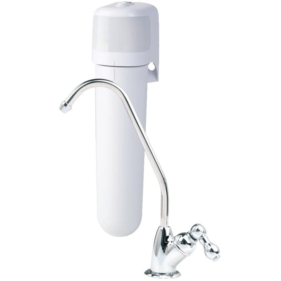 Filtre à eau vissable avec robinet pour installation sous le comptoir