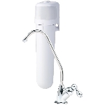 Filtre à eau vissable avec robinet pour installation sous le comptoir