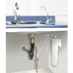 Filtre à eau vissable avec robinet pour installation sous le comptoir