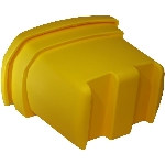 Bac jaune à sel et à sable