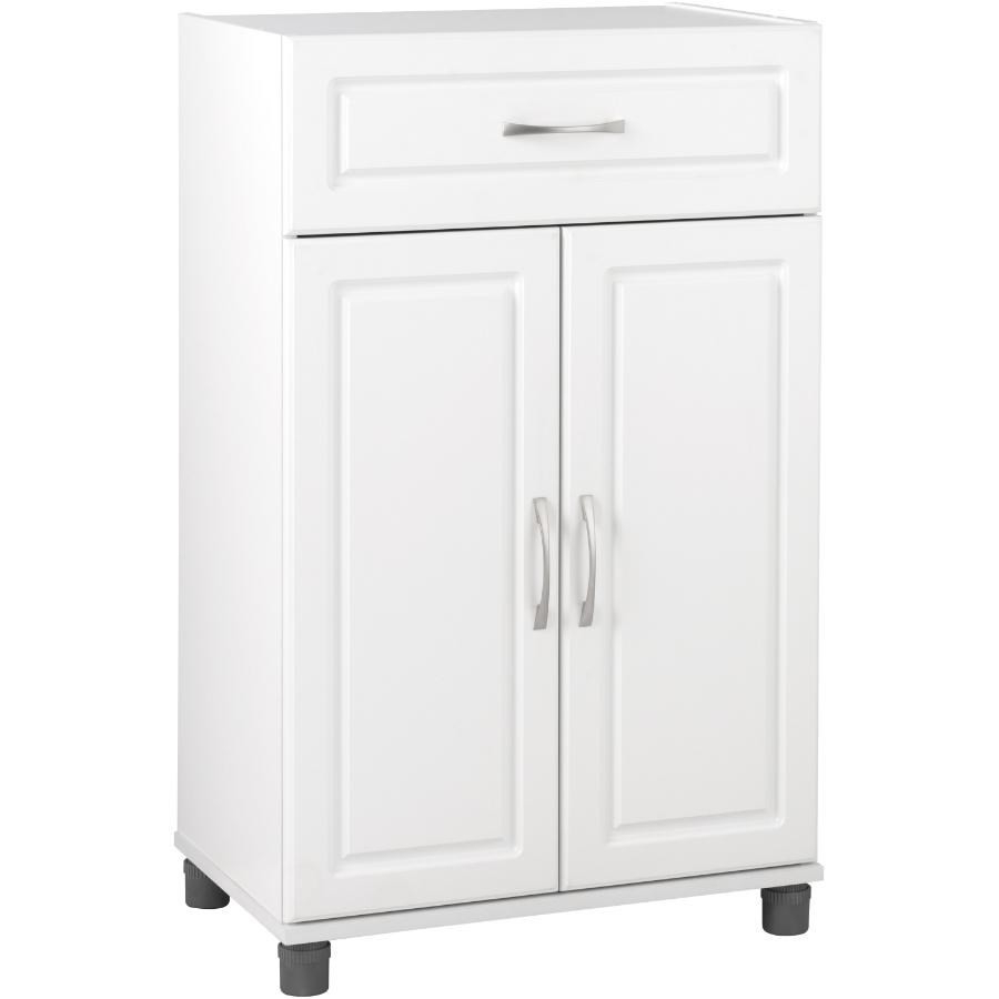 Armoire de rangement Kendall blanche, 24 po