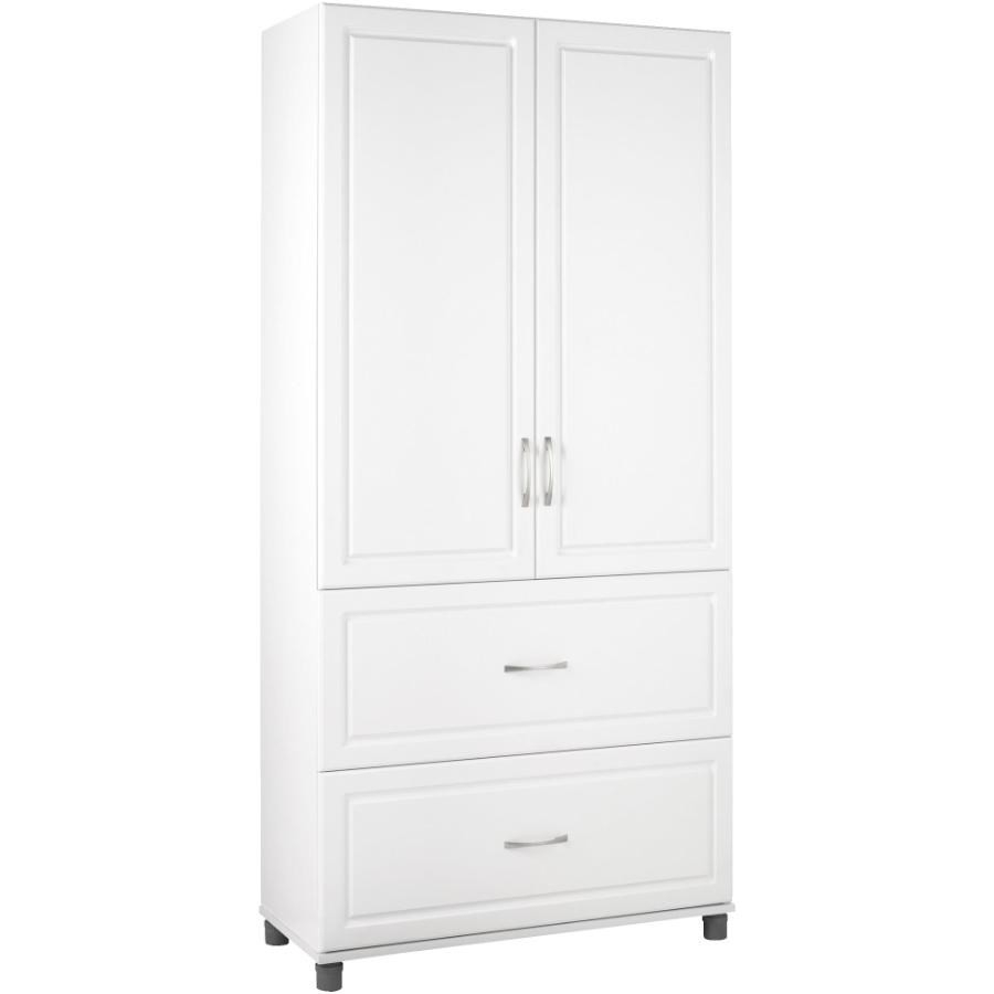 Armoire de rangement Kendall blanche, 36 po