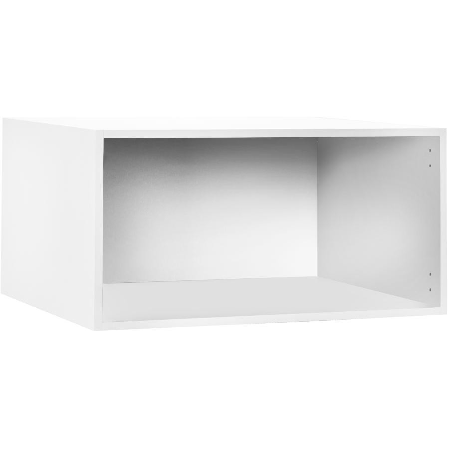 Armoire-pont murale prête-à-assembler blanche, 33 po x 24 po x 15 po