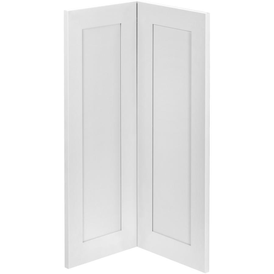 Paquet de 2 portes d'armoire Lindsay de coin, 33 po