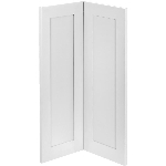 Paquet de 2 portes d'armoire Lindsay de coin, 33 po