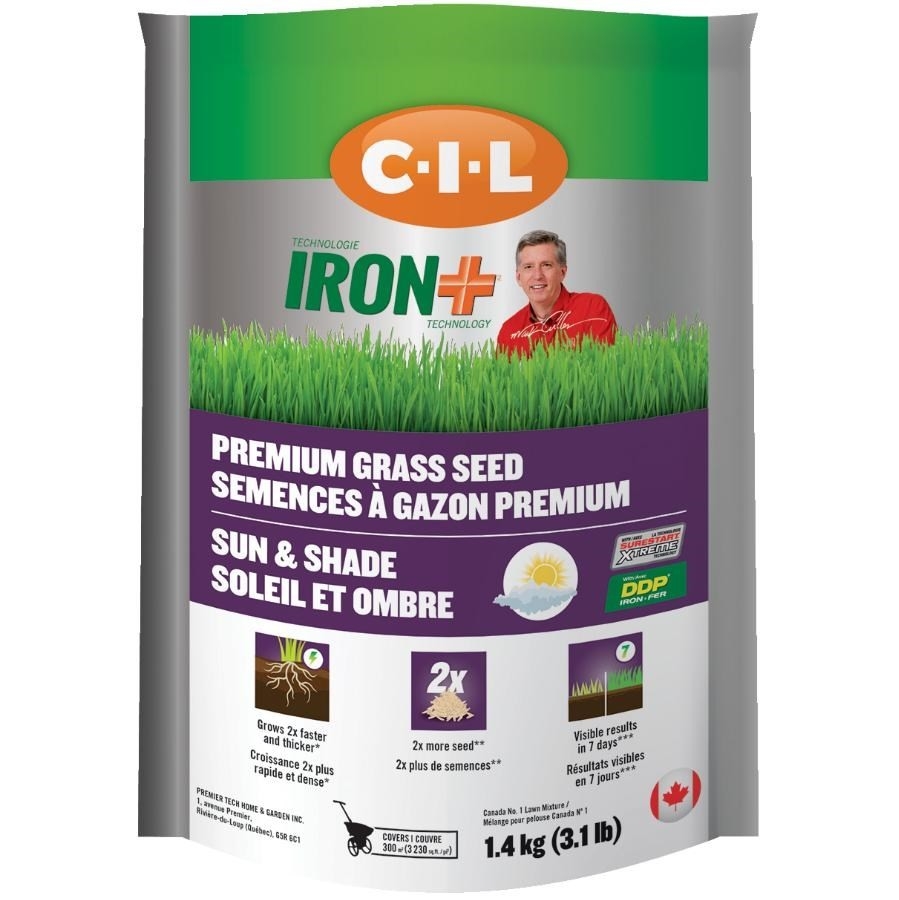 Semences pour gazon Iron+ Premium, 1,4 kg