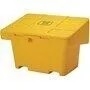 Bac robuste pour sable et sel de 30 po x 24 po x 24 po, jaune