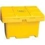 Bac robuste pour sable et sel de 42 po x 30 po x 31 po, jaune