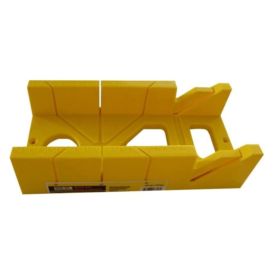 Boîte à Onglets BGS 50855 - Sciage Précis à 45° Et 90° - Plastique Resistant - 245x65x48 Mm