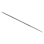 Lime pour scie à chaîne, 1/8 po x 6 po