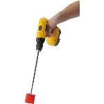 Mélangeur à peinture de 2,75 po x 12,5 po en plastique pour contenant de 1 gallon