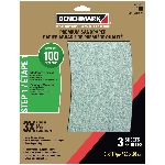 Paquet de 3 feuilles abrasives en oxyde d'aluminium de 100 grain, 9 po x 11 po