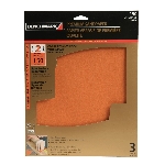 Paquet de 3 feuilles abrasives en oxyde d'aluminium de grain 150, 9 po x 11 po