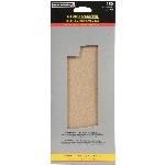 Paquet de 6 x 1/3 feuille abrasive d'oxyde d'aluminium de grain 150, 9 po x 11 po