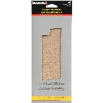 Paquet de 6 x 1/3 feuille abrasive d'oxyde d'aluminium de grain 60