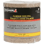 Rouleau de feuille abrasive d'oxyde d'aluminium de grain 60, poids C, 3-2/3 po x 25 pi