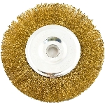 Brosse métallique de polissage de 5 po x 1/2 po x 1/2 po à grain fin