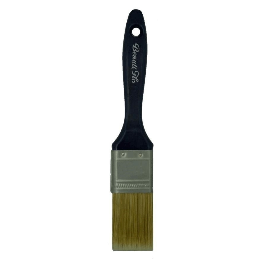 Pinceau Silverline 100 Mm (4″) – Poils Mélangés – Noir – Pour Peinture Décoration