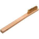 Mini brosse métallique en laiton, avec manche