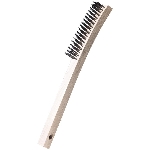 Brosse métallique avec poignée, 4 rangées x 19 rangées