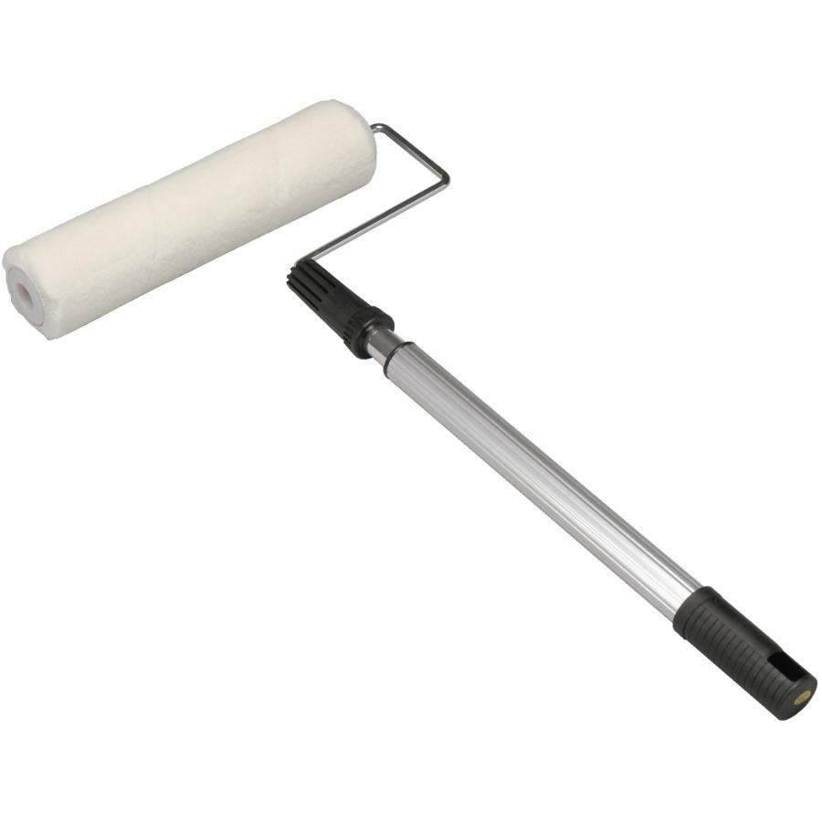 Armature pour rouleau à peinturer avec manchon de rechange de 240 mm, extensible de 21 à 34 po