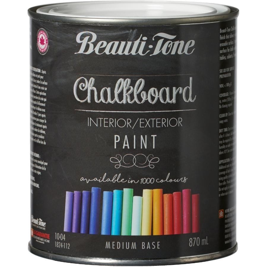 Peinture au latex à base moyenne pour tableau, 870 ml