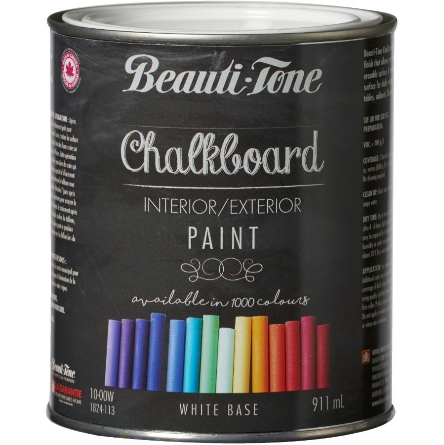 Peinture au latex à base blanche pour tableau, 911 ml