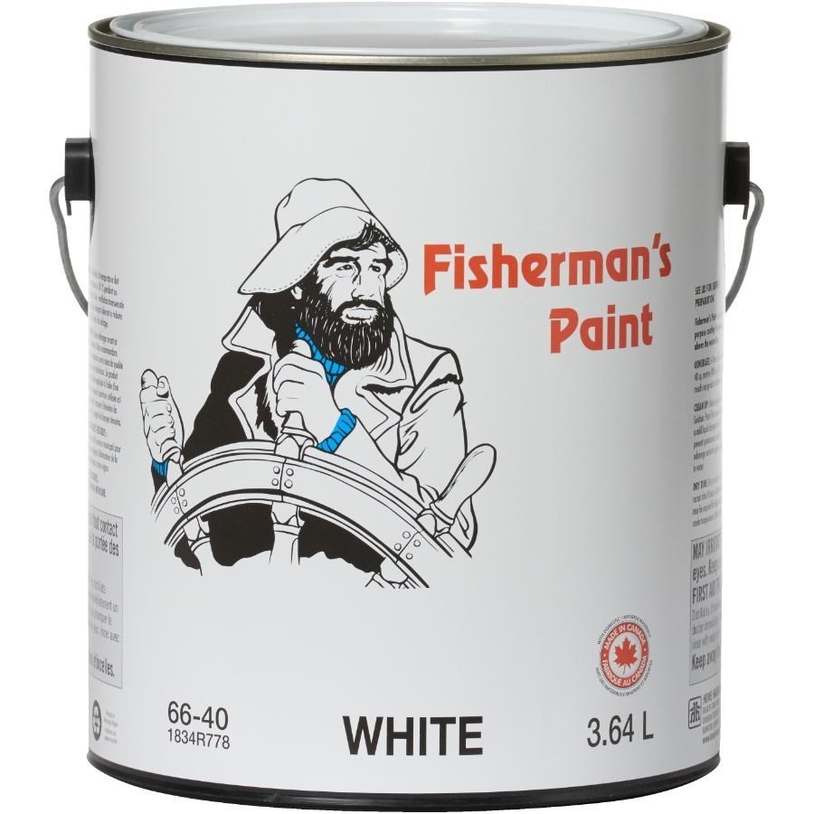 Peinture à l'alkyde Marine Fisherman's, blanc, 3,64 L