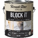 Apprêt d'intérieur et d'extérieur au latex Block It, blanc, 3,7 l