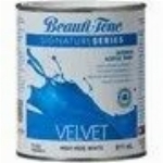 Peinture d'intérieur au latex fini velours à haut pouvoir couvrant, blanc, 911 ml