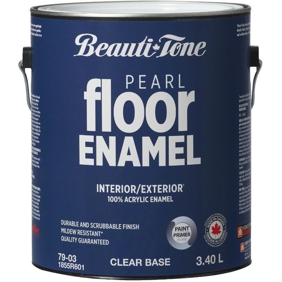 Peinture d'intérieur et d'extérieur au latex pour plancher, b