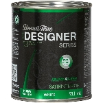 Peinture au latex pour l'intérieur, fini satiné, base blanche, 911 ml