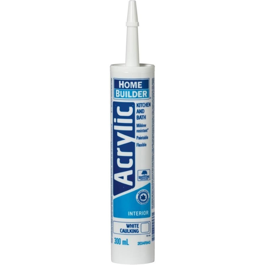 Calfeutrant acrylique pour cuisine et salle de bains, blanc, 300 ml