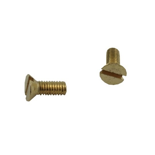 Viti Macchina Ottone Testa Di Riempimento Scanalate – 10/32 X 1 Pollice – Pacco Da 15 Pezzi