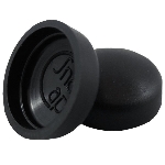 Paquet de 10 cache-vis numéro 10-1/4 po en plastique noir