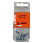 Paquet de 5 vis à oreilles no 8-32 x 1/2 po unies