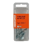 Paquet de 5 vis à oreilles no 10-24 x 1 po unies