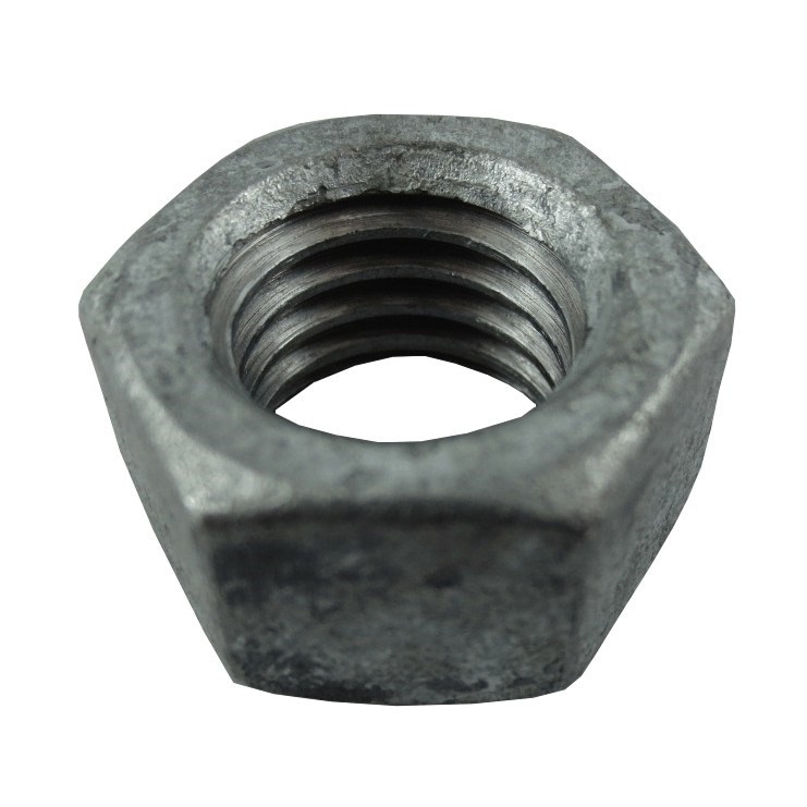 Écrou hexagonal no 2 galvanisé à filets grossiers, 1/2 po x 13