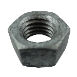 Écrou hexagonal no 2 galvanisé à filets grossiers, 1/2 po x 13