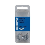 Paquet de 4 écrous à oreilles plaqués zinc, no 10-24