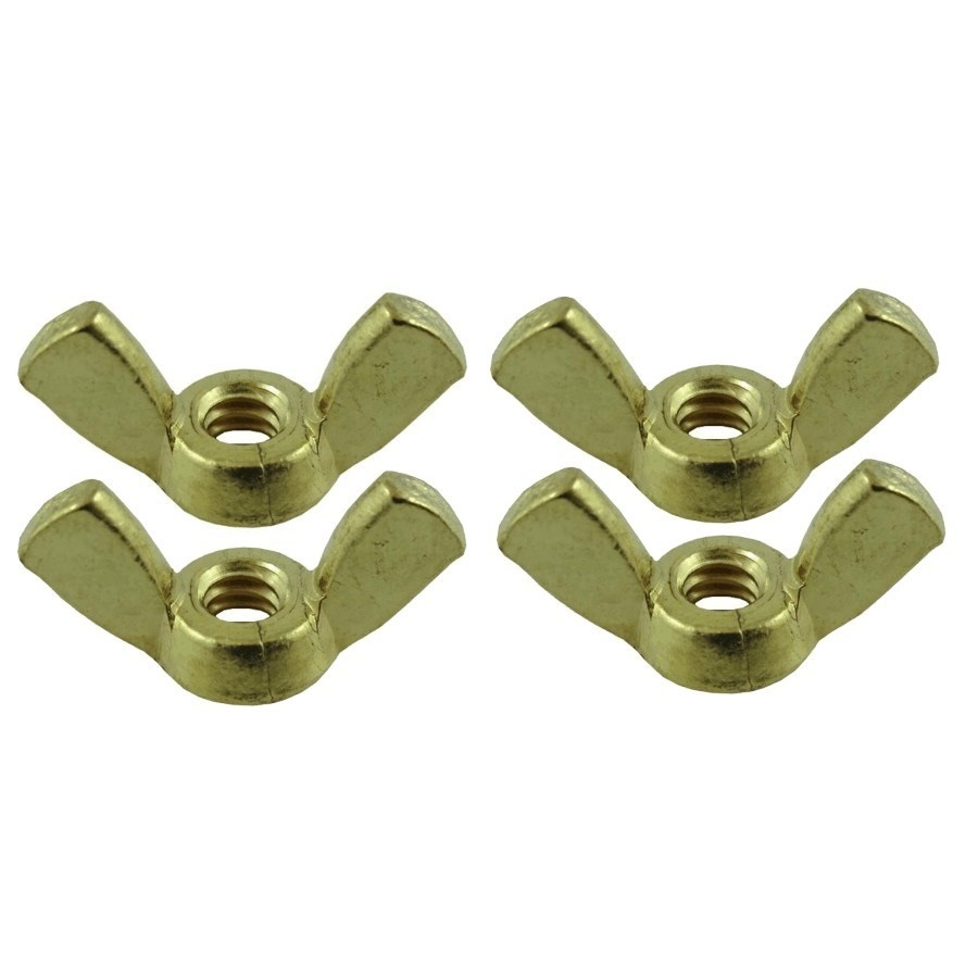 Lot De 4 écrous à Collet Hexagonal Laiton 3/4-16 - écrous Minces Paroi Fine, 7/8 D'hexagone