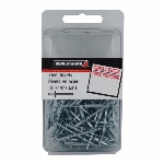 Paquet de 100 rivets long format en acier de 1/8 po