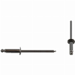 Paquet de 15 rivets long format en acier inoxydable de 1/8 po