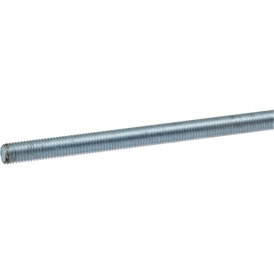 Tige filetée plaquée zinc, 5/8-11 po x 1 pi