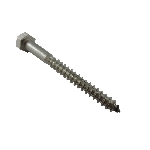 Tire-fond en acier inoxydable 18.8 à tête hexagonale, 5/8 po x 3 po